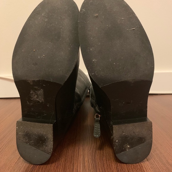 Tory Burch Jolie Black Leather Riding Boots.Size 8 - Picture 4 of 4